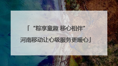 “粽享童趣 移心相伴” 河南移动让心级服务更暖心