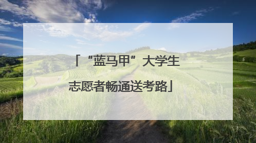 “蓝马甲”大学生志愿者畅通送考路