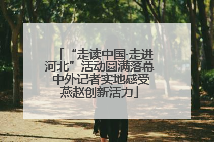 “走读中国·走进河北”活动圆满落幕 中外记者实地感受燕赵创新活力