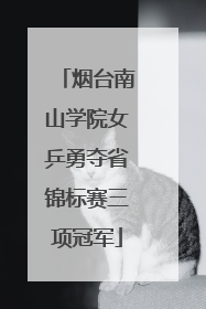 烟台南山学院女乒勇夺省锦标赛三项冠军