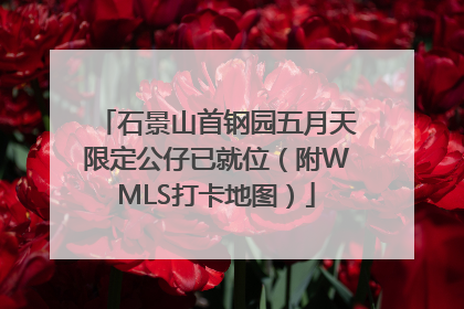 石景山首钢园五月天限定公仔已就位（附WMLS打卡地图）
