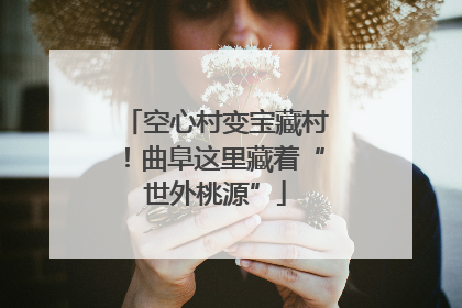 空心村变宝藏村！曲阜这里藏着“世外桃源”