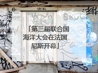 第三届联合国海洋大会在法国尼斯开幕
