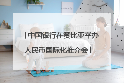 中国银行在赞比亚举办人民币国际化推介会