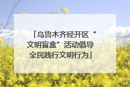 乌鲁木齐经开区“文明盲盒”活动倡导全民践行文明行为