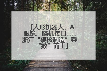人形机器人、AI眼镜、脑机接口……浙江“硬核制造”乘“数”而上