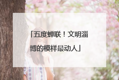 五度蝉联！文明淄博的模样最动人