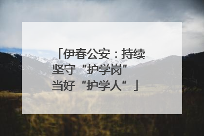 伊春公安：持续坚守“护学岗” 当好“护学人”