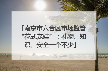 南京市六合区市场监管“花式宠娃”：礼物、知识、安全一个不少
