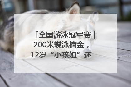 全国游泳冠军赛｜200米蝶泳摘金，12岁“小孩姐”还能制造多少惊喜？