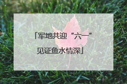 军地共迎“六一” 见证鱼水情深