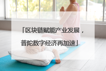 区块链赋能产业发展，普陀数字经济再加速
