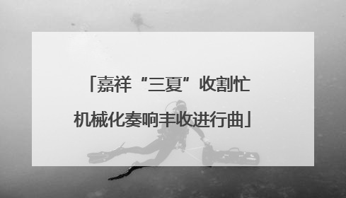 嘉祥“三夏”收割忙 机械化奏响丰收进行曲