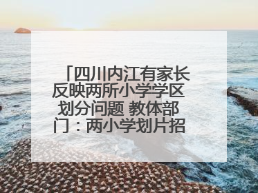 四川内江有家长反映两所小学学区划分问题 教体部门：两小学划片招生范围已调整