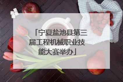 宁夏盐池县第三届工程机械职业技能大赛举办