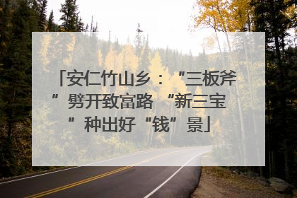 安仁竹山乡：“三板斧”劈开致富路 “新三宝”种出好“钱”景