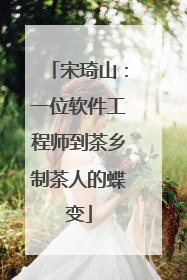 宋琦山：一位软件工程师到茶乡制茶人的蝶变