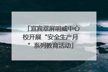 宜宾翠屏明威中心校开展“安全生产月”系列教育活动