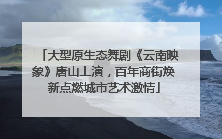 大型原生态舞剧《云南映象》唐山上演，百年商街焕新点燃城市艺术激情
