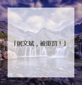 屠文斌，被重罚！