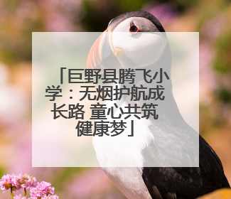 巨野县腾飞小学：无烟护航成长路 童心共筑健康梦