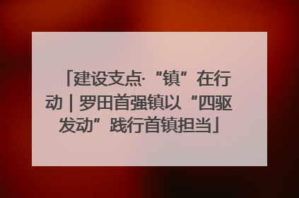 建设支点·“镇”在行动｜罗田首强镇以“四驱发动”践行首镇担当