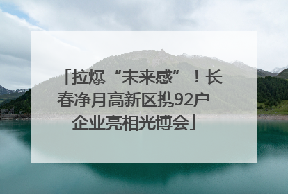 拉爆“未来感”！长春净月高新区携92户企业亮相光博会
