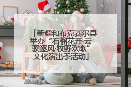 新疆和布克赛尔县举办“石榴花开·云骥逐风·牧野欢歌”文化演出季活动