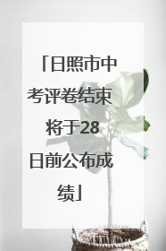 日照市中考评卷结束 将于28日前公布成绩