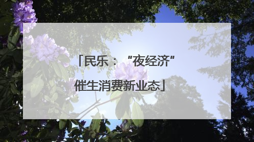 民乐：“夜经济”催生消费新业态