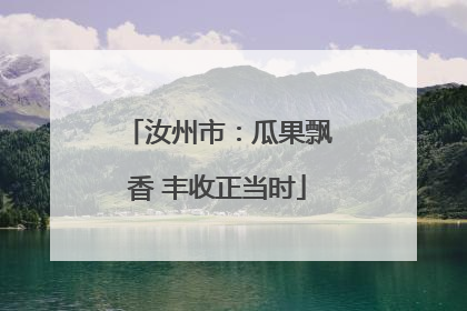 汝州市：瓜果飘香 丰收正当时
