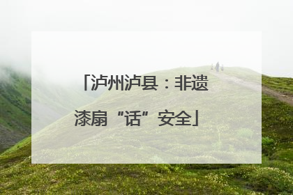 泸州泸县：非遗漆扇“话”安全