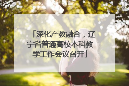 深化产教融合，辽宁省普通高校本科教学工作会议召开