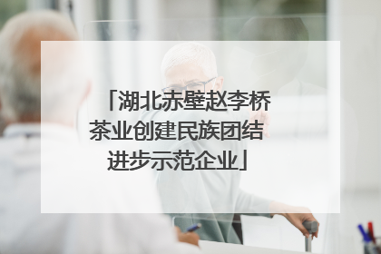 湖北赤壁赵李桥茶业创建民族团结进步示范企业