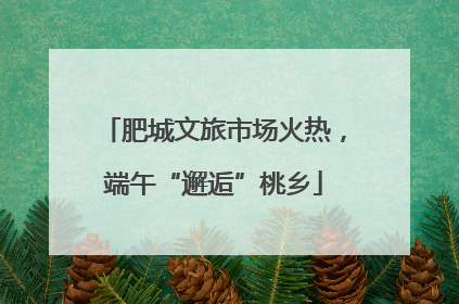 肥城文旅市场火热，端午“邂逅”桃乡