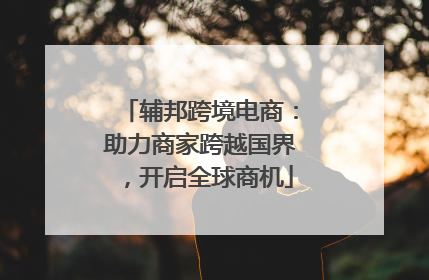 辅邦跨境电商：助力商家跨越国界，开启全球商机