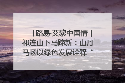 路易·艾黎中国情｜祁连山下马蹄新：山丹马场以绿色发展诠释“两山”理论实践