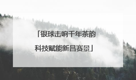 银球击响千年茶韵 科技赋能新昌赛景