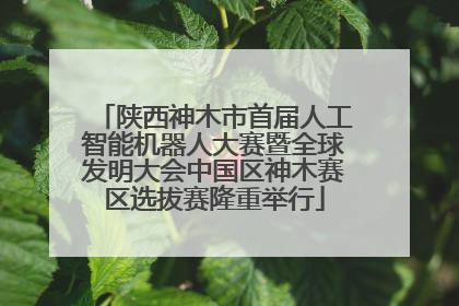 陕西神木市首届人工智能机器人大赛暨全球发明大会中国区神木赛区选拔赛隆重举行