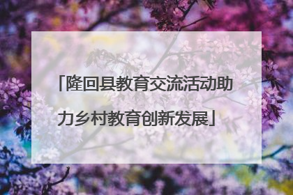 隆回县教育交流活动助力乡村教育创新发展