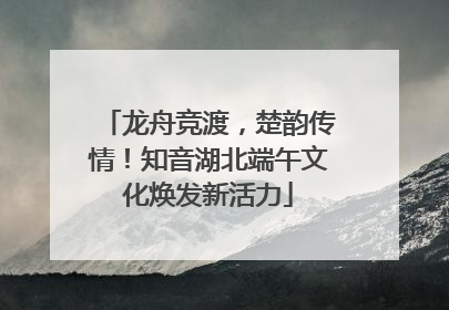 龙舟竞渡，楚韵传情！知音湖北端午文化焕发新活力