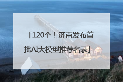 120个！济南发布首批AI大模型推荐名录