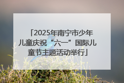 2025年南宁市少年儿童庆祝“六一”国际儿童节主题活动举行