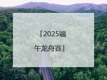 2025端午龙舟赛